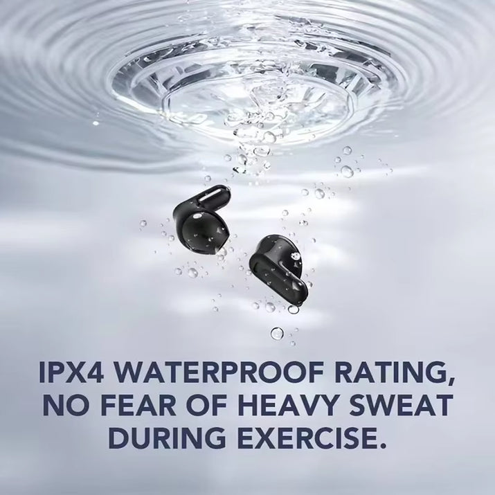 HTC NE20 Earphones Bluetooth V6.0 TWS Sports Wireless Headphones AI Translator Earbuds In-Ear Noise Reduction Headsets with Mic